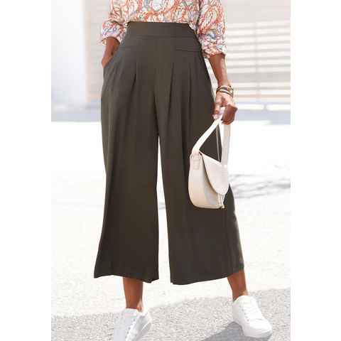 LASCANA Culotte, weite sommerliche Stoffhose mit Taschen