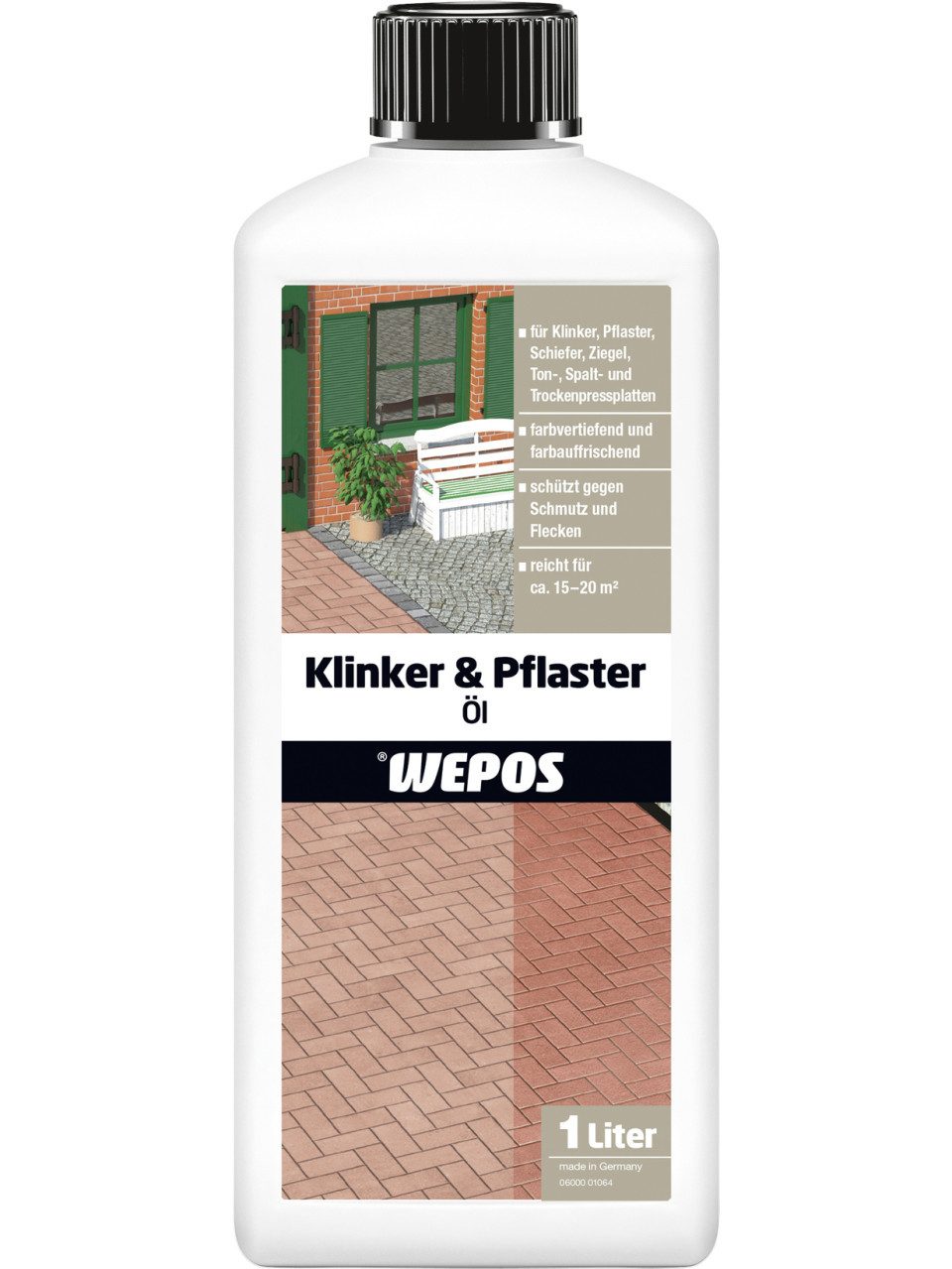 WEPOS CHEMIE GMBH Wepos Klinker- und Pflaster Öl 1 L Universalreiniger