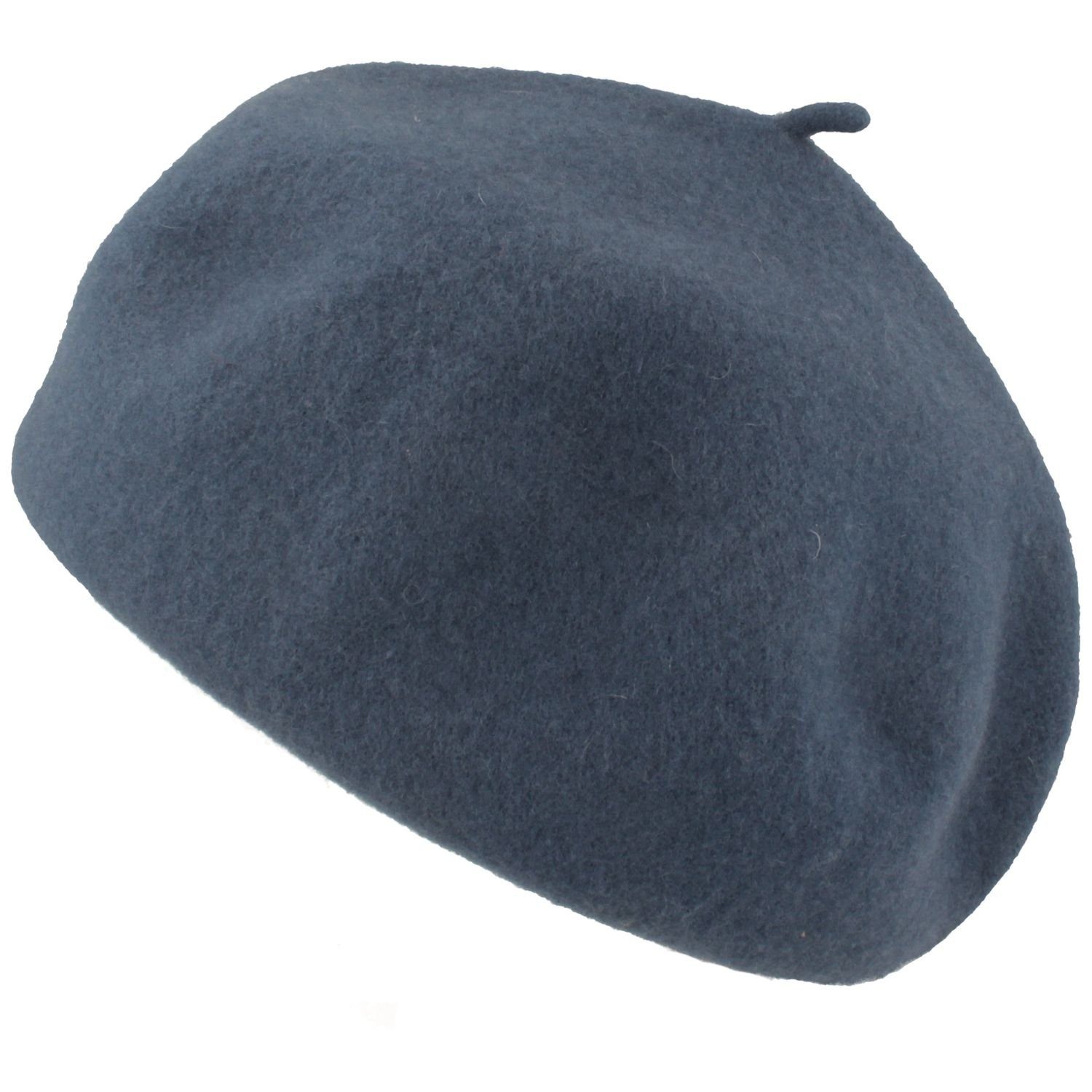 denim Kopka Walkmütze 100% Baskenmütze Long Beanie Wolle Stegbaske aus