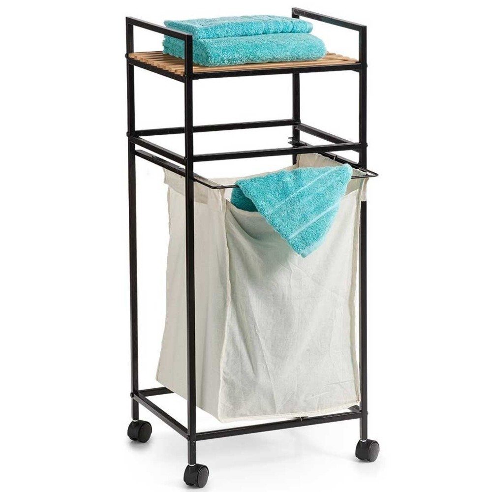 Zeller Present Wäschekorb, Rack für Wäsche und schmutzige Unterwäsche