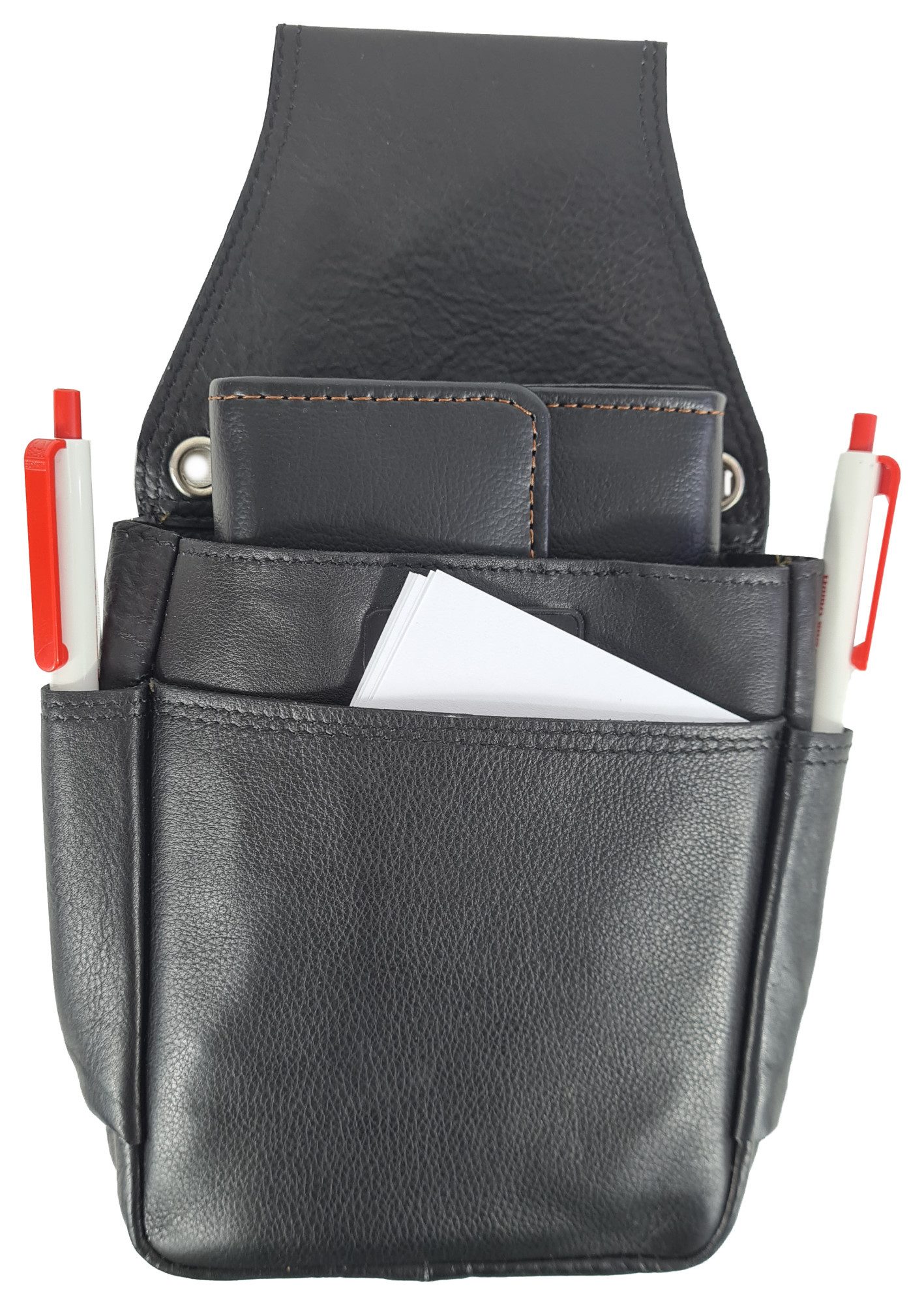 Einkaufszauber Kellnerbörse Echt Leder Holster Gürteltasche für Kellner Geldbeutel Topqualität, Großzügige Größe für einfachere schnellere Arbeit