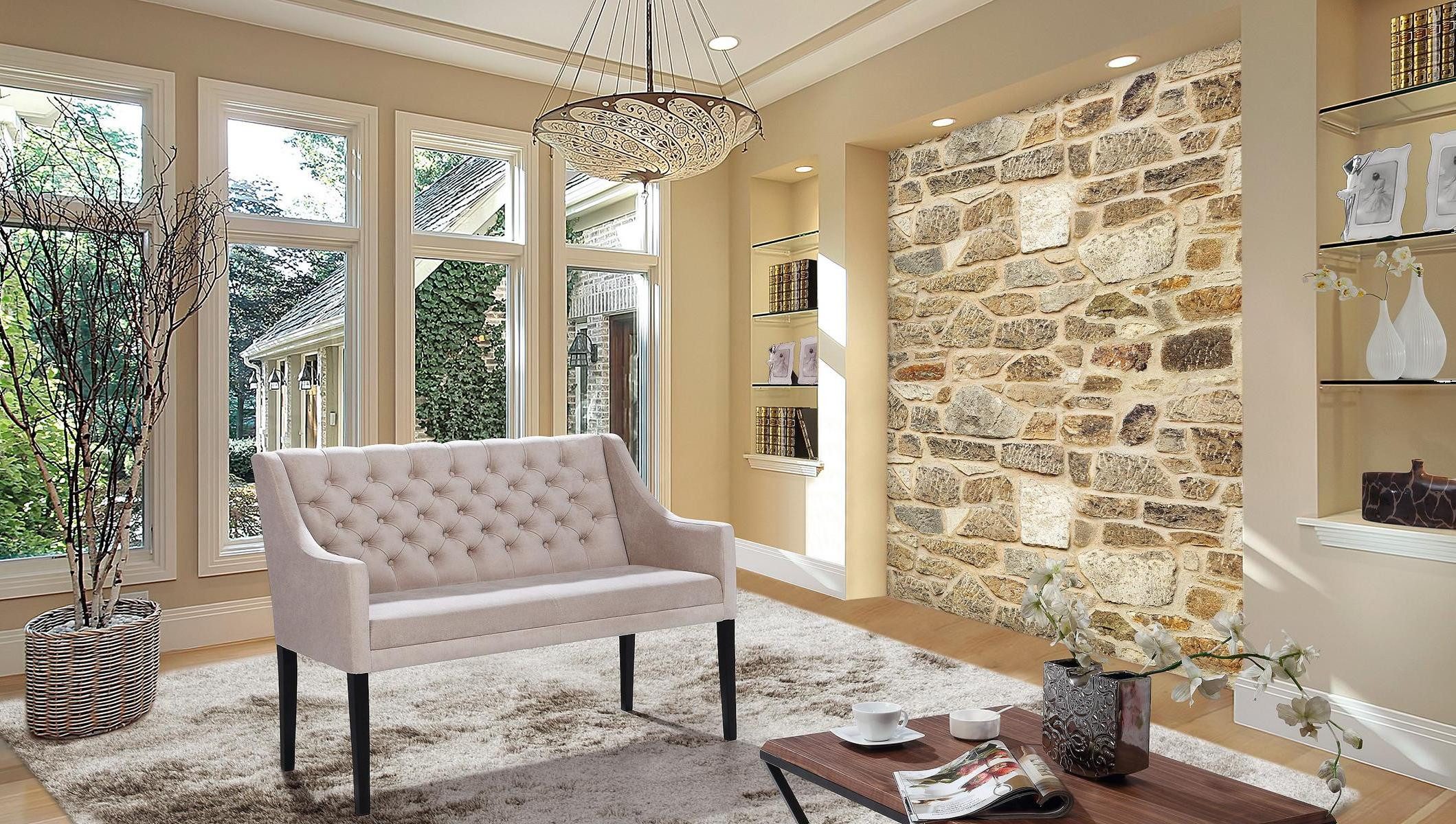 Xlmoebel Sitzbank Chesterfield Zweisitzer Sofa mit hochwertiger Polsterung (Sofa 2 Sitzer 4069424958249), Hergestellt in Europa