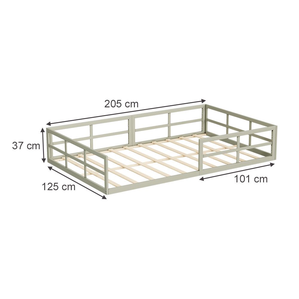 VitaliSpa® Kinderbett Minno, Greige, 205 x günstig online kaufen