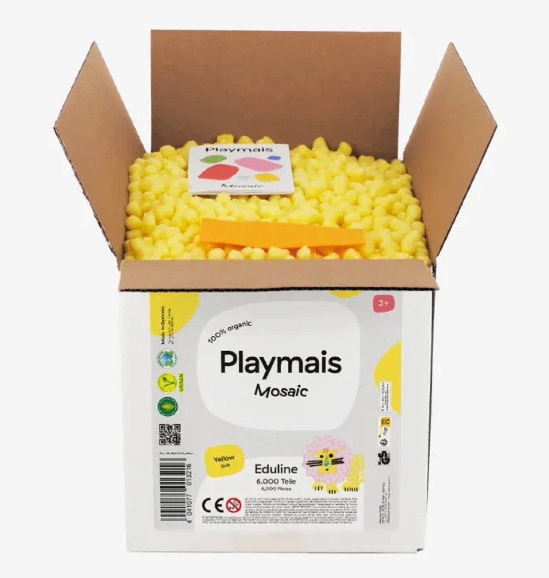 PlayMais Kreativset Bastel Kreativität Eduline Mosaic Refill 6000 yellow gelb ab 3 Jahren