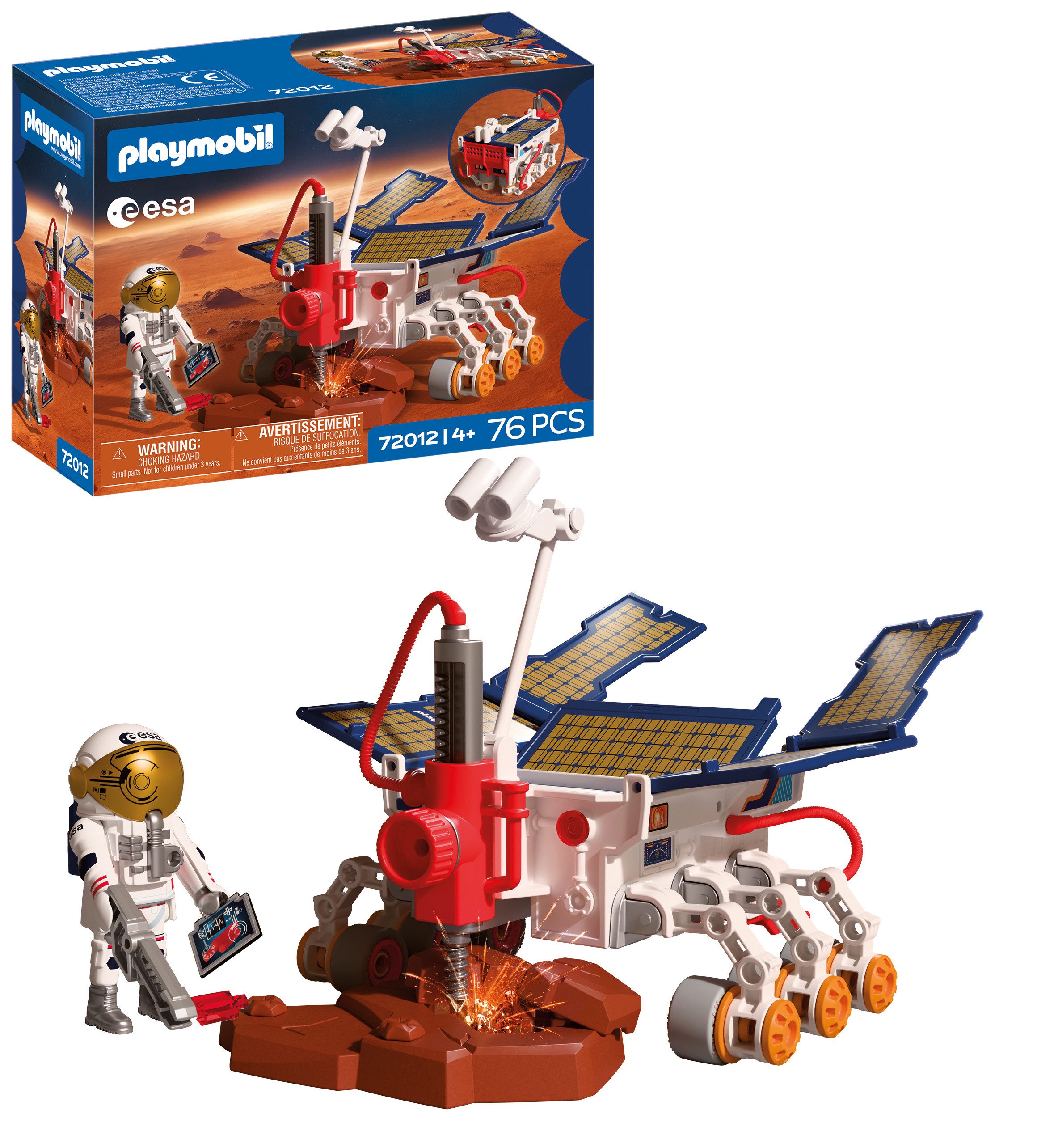 Playmobil® ESA: Mars-Erkundungsrover (72012), City Action Konstruktions-Spielset, (76 St)