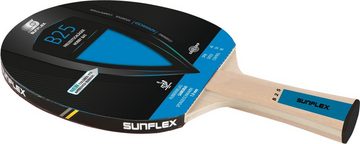 Sunflex Tischtennisschläger B25 Tischtennisschläger + Tischtennishülle Single Case + 3*** ITTF, Tischtennis Schläger Set Tischtennisset Table Tennis Bat Racket