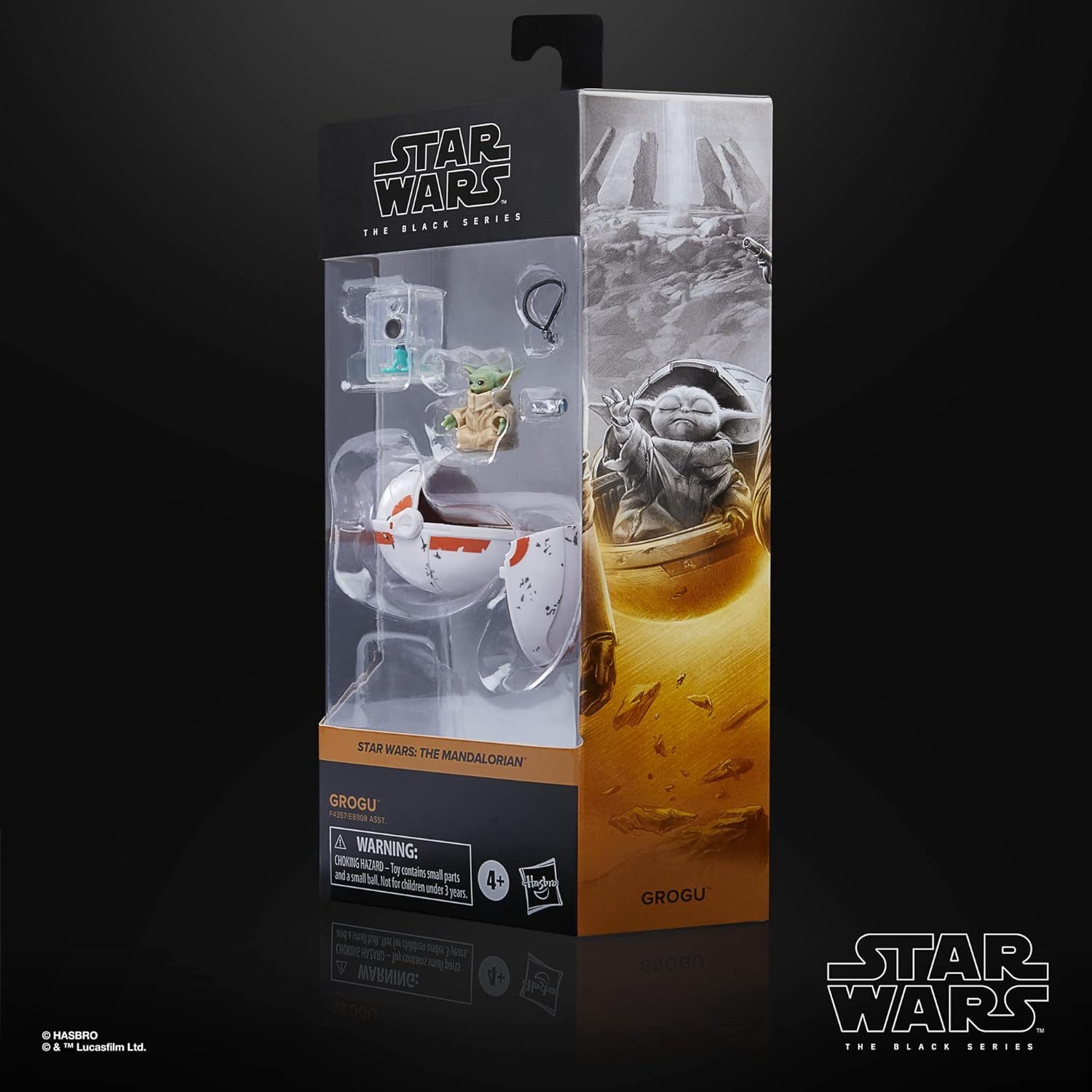 Hasbro Actionfigur Star Wars Hasbro The Black Series Grogu F4357 – Bild 4 von 4