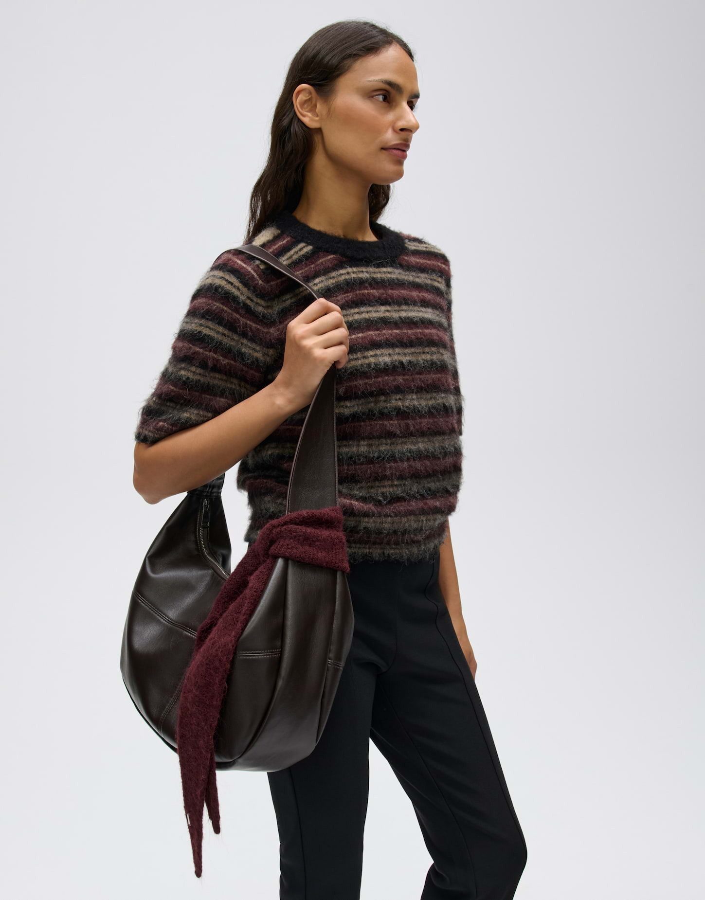 OPUS Strickschal Ableti scarf aus pflegeleichtem Material, Leichtes Accessoire für unkomplizierte Looks mit urbaner Note