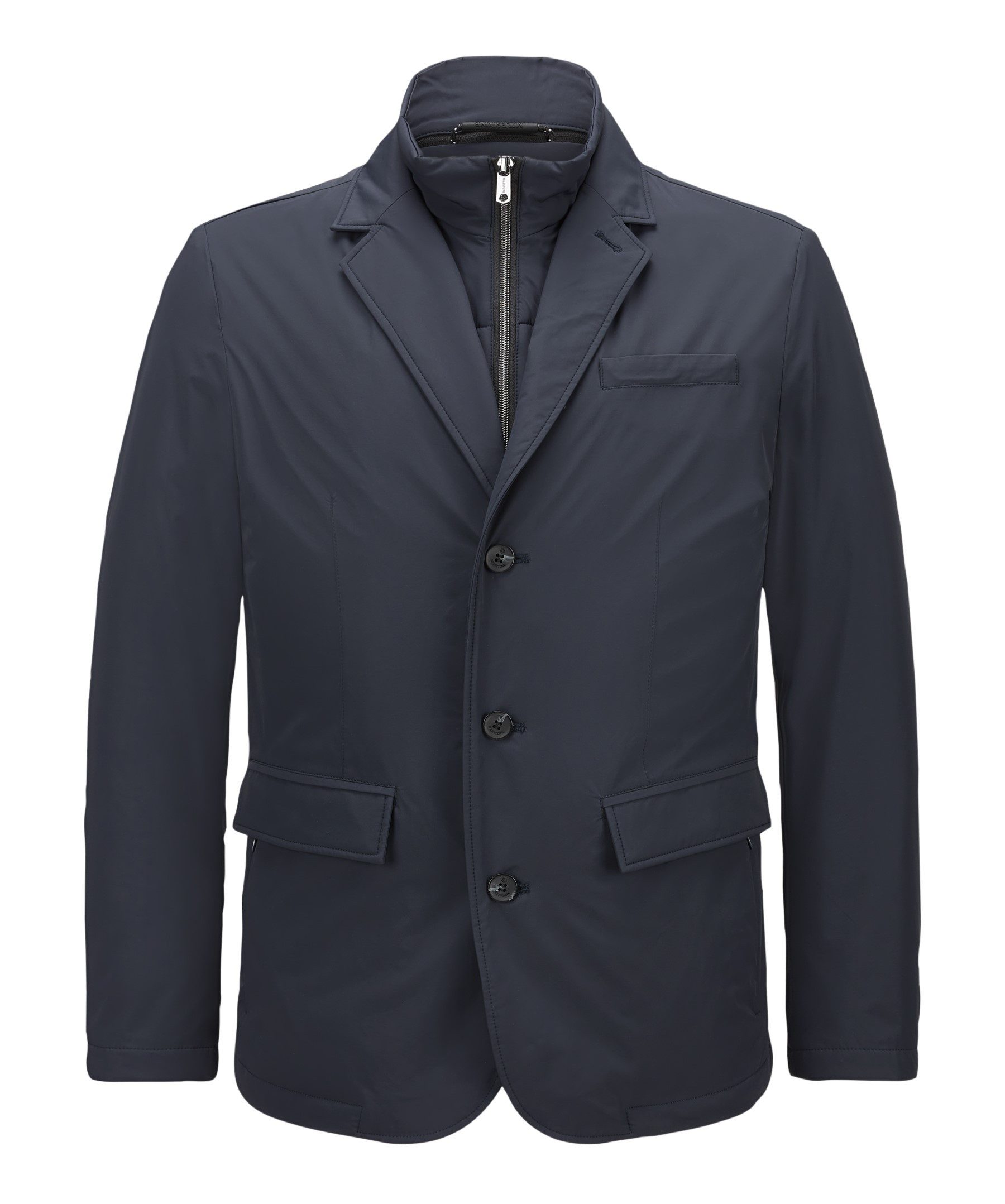 Milestone Jackenblazer MSBristol Tech-stretch Travel Blazer mit heraustrennbarer Blende