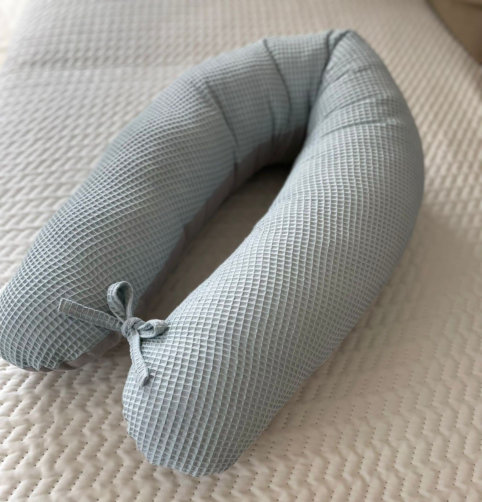 Loolay Stillkissen WAFFELPIQUE/ GLATT Schwangerschaftskissen Seitenschläfer günstig online kaufen