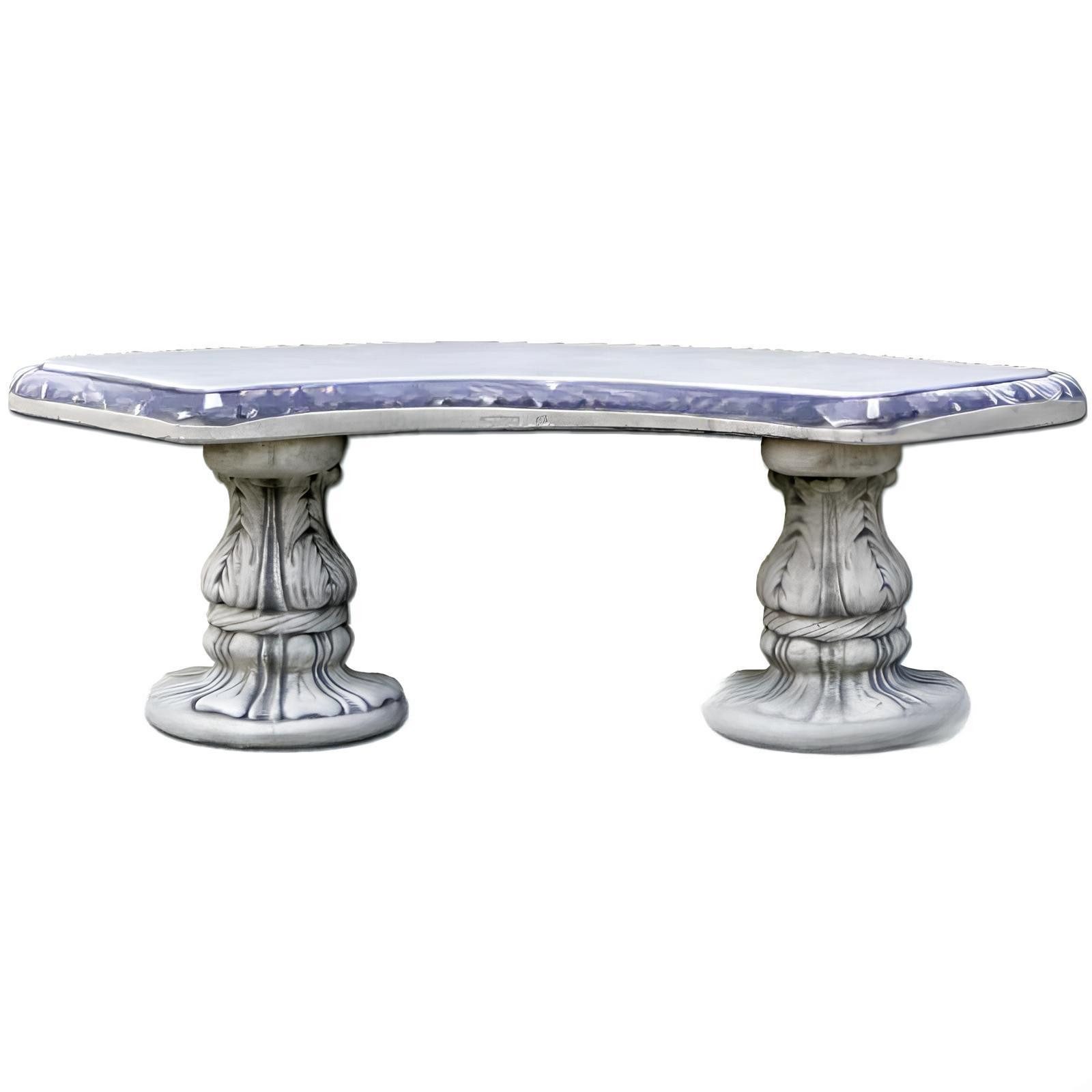 JVmoebel Gartenbank Steinbank aus FineCrete® für Terrasse und Garten (Gartenmöbel 5002), Made in Europa