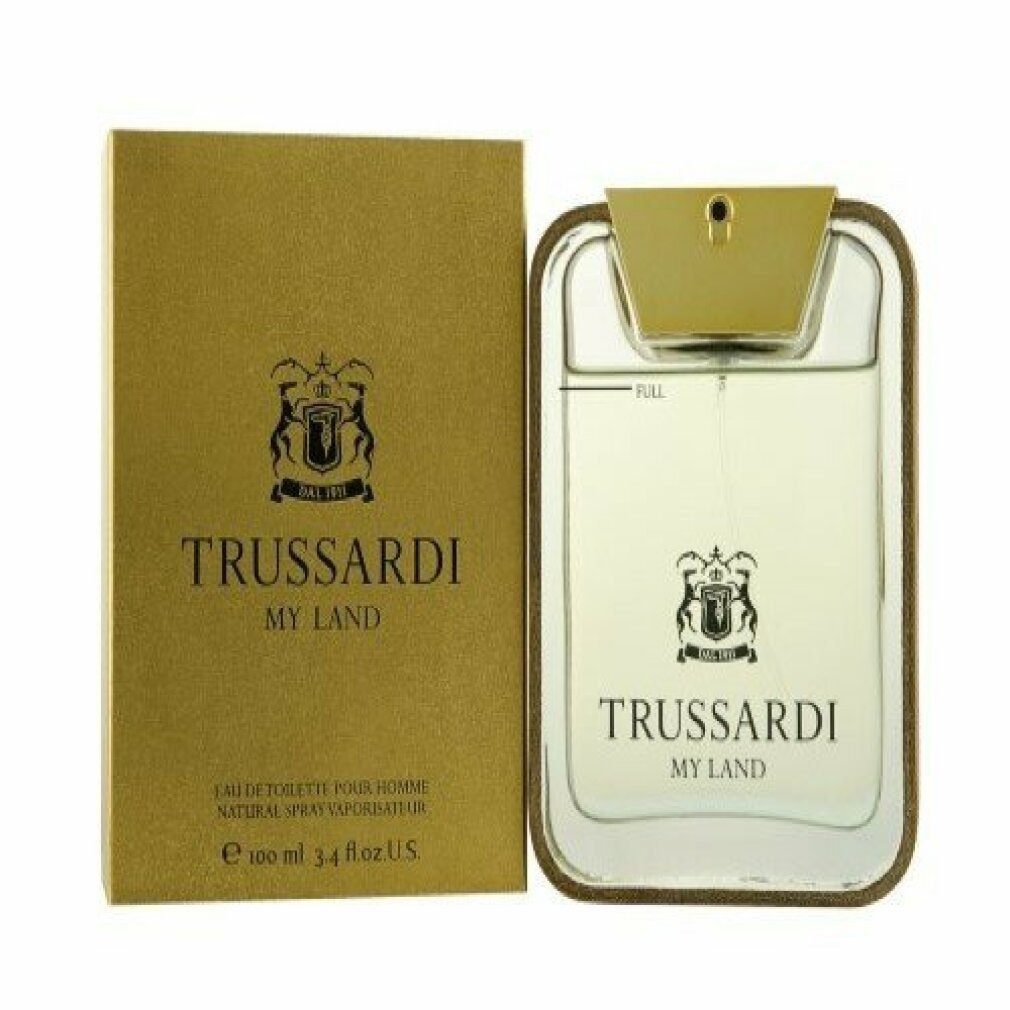 Trussardi Eau de Toilette My Land Pour Homme, Glasflakon, Parfüm EDT, Herrenduft