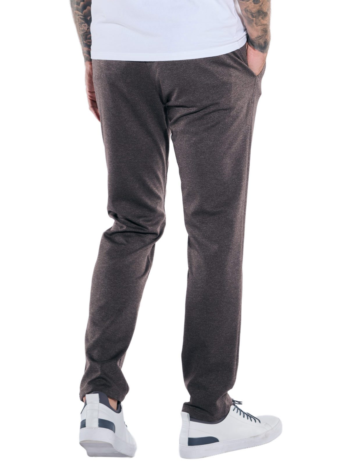 Engbers Chinohose engbers Herren Chino regular, Dunkelbraun günstig online kaufen