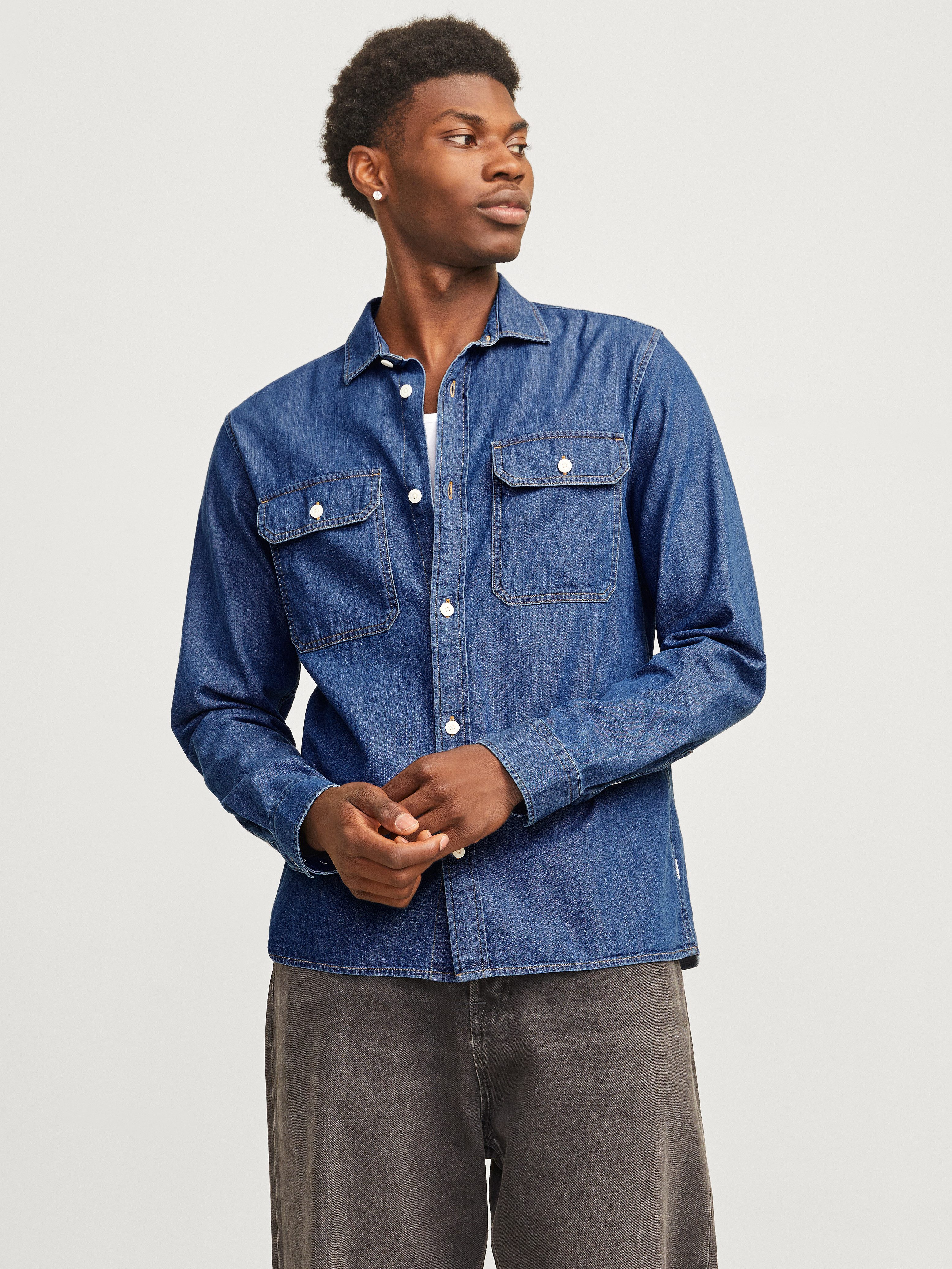 Jack & Jones Langarmhemd JJETRAVIS SHIRT günstig online kaufen