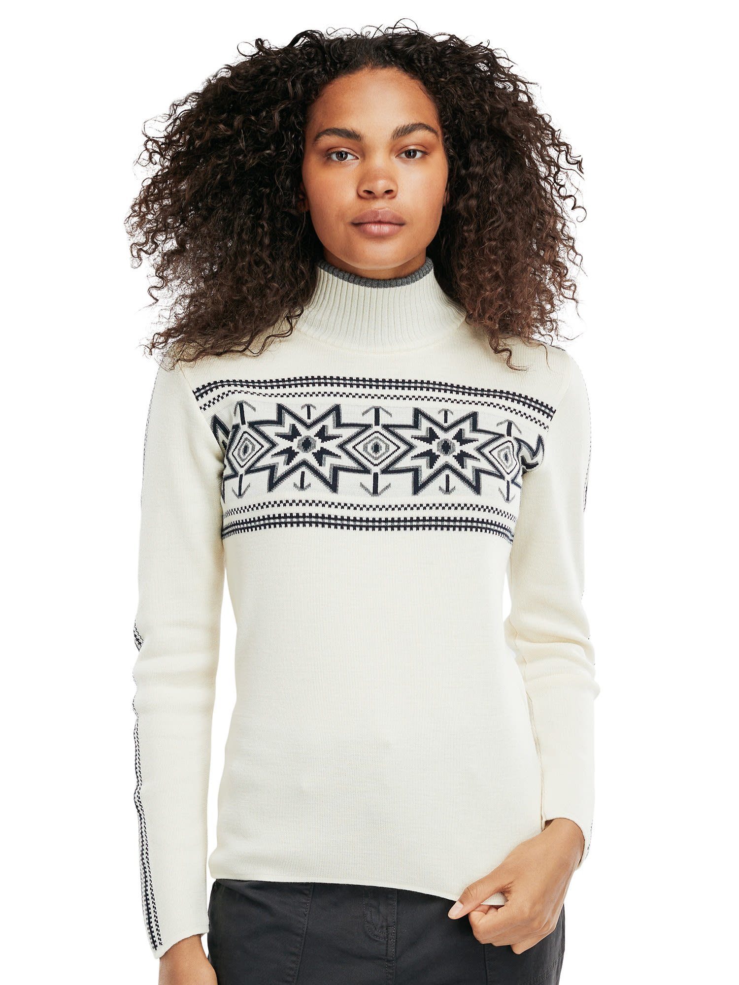 W Navy Norway Of Dale Tindefjell Damen of Offwhite Dale Sweater Smoke Norway - Longpullover -
