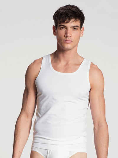 CALIDA Achseltop Cotton Code Athletic-Shirt mit Rundhals-Ausschnitt