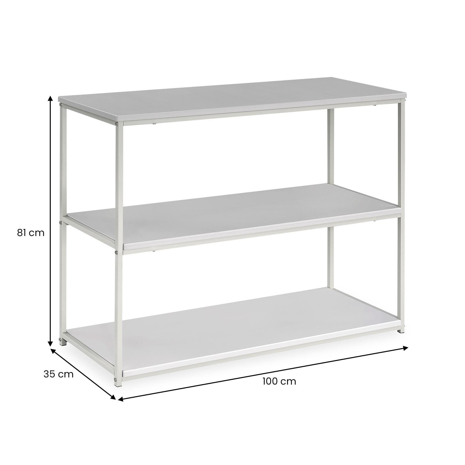 IDIMEX Standregal SENDAI, Regal Metall Standregal robust langlebig