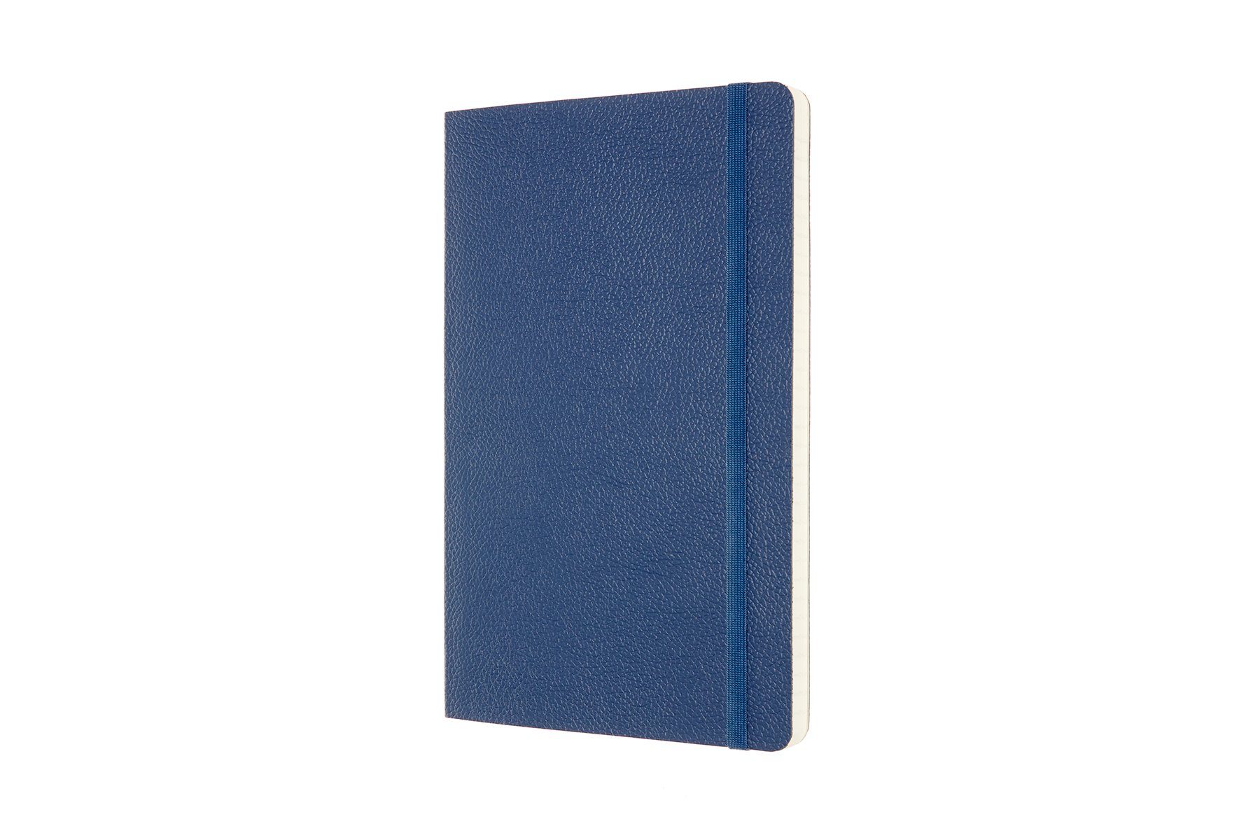 Blau Vergissmeinnicht (13x21) - Notizbuch, MOLESKINE - Ledereinband Liniert Weicher Groß -