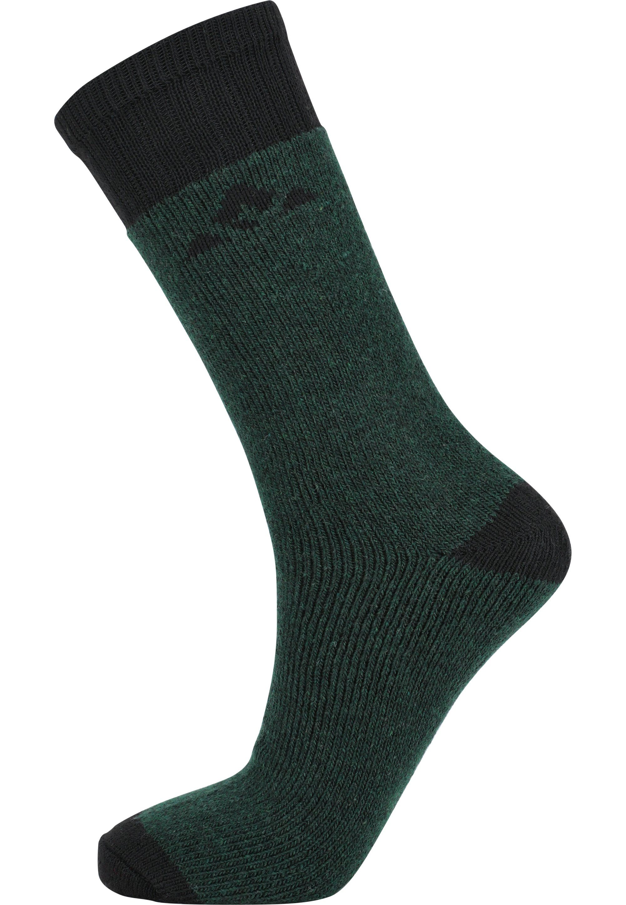 Socken Waverlou grün mit Funktion WHISTLER atmungsaktiver
