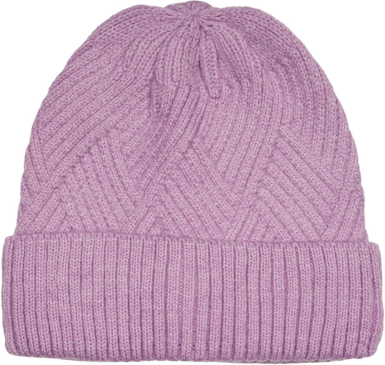 styleBREAKER Strickmütze Strickmütze mit Rauten Rippmuster (1-St)