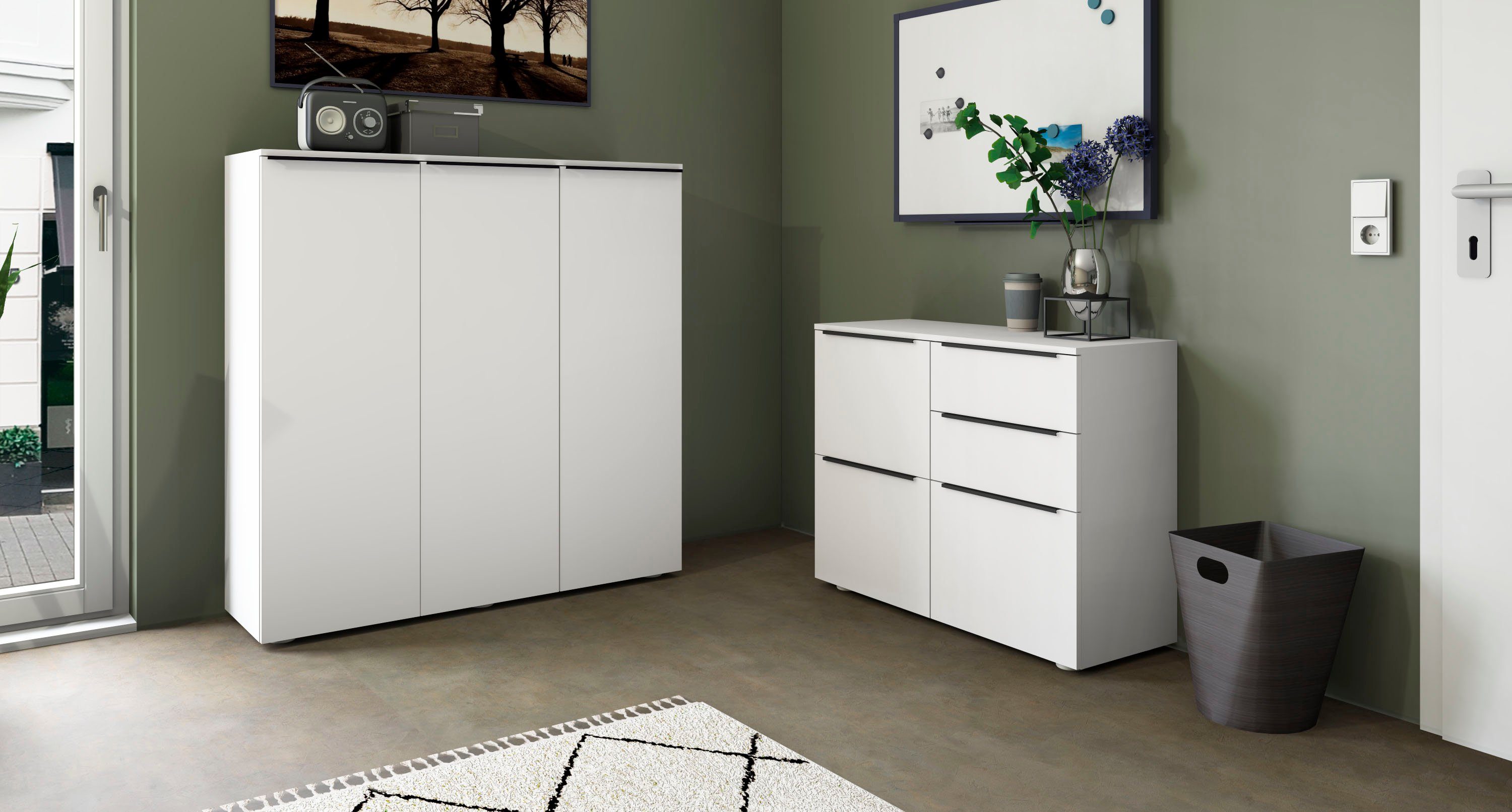 borchardt Möbel Aktenschrank Tom Breite 114 cm, Mehrzweckschrank – Bild 5 von 5
