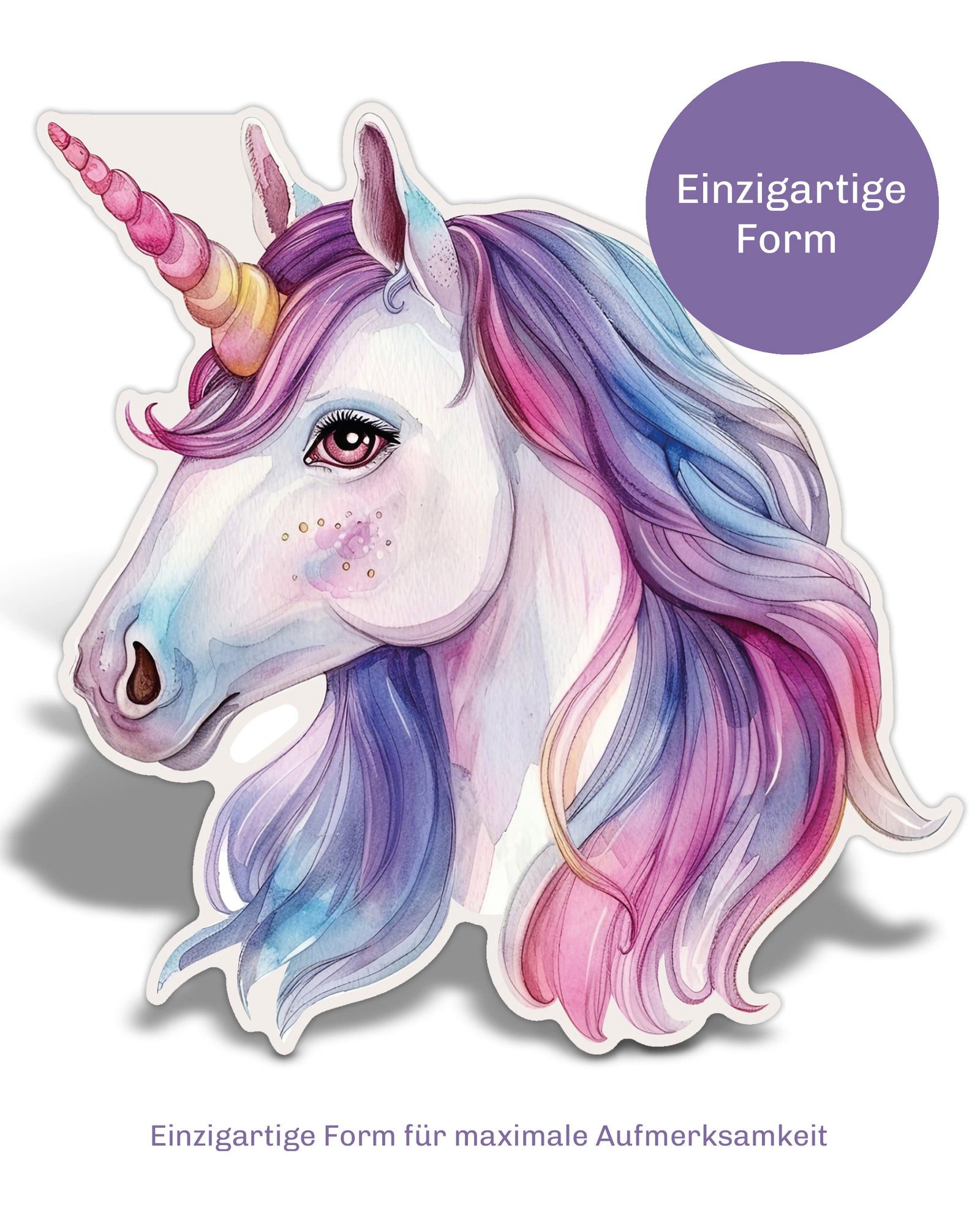 CUPCAKES & KISSES Einladungskarten 12x Einhorn Einladungskarten Kindergeburtstag für Kinder, Einhorn