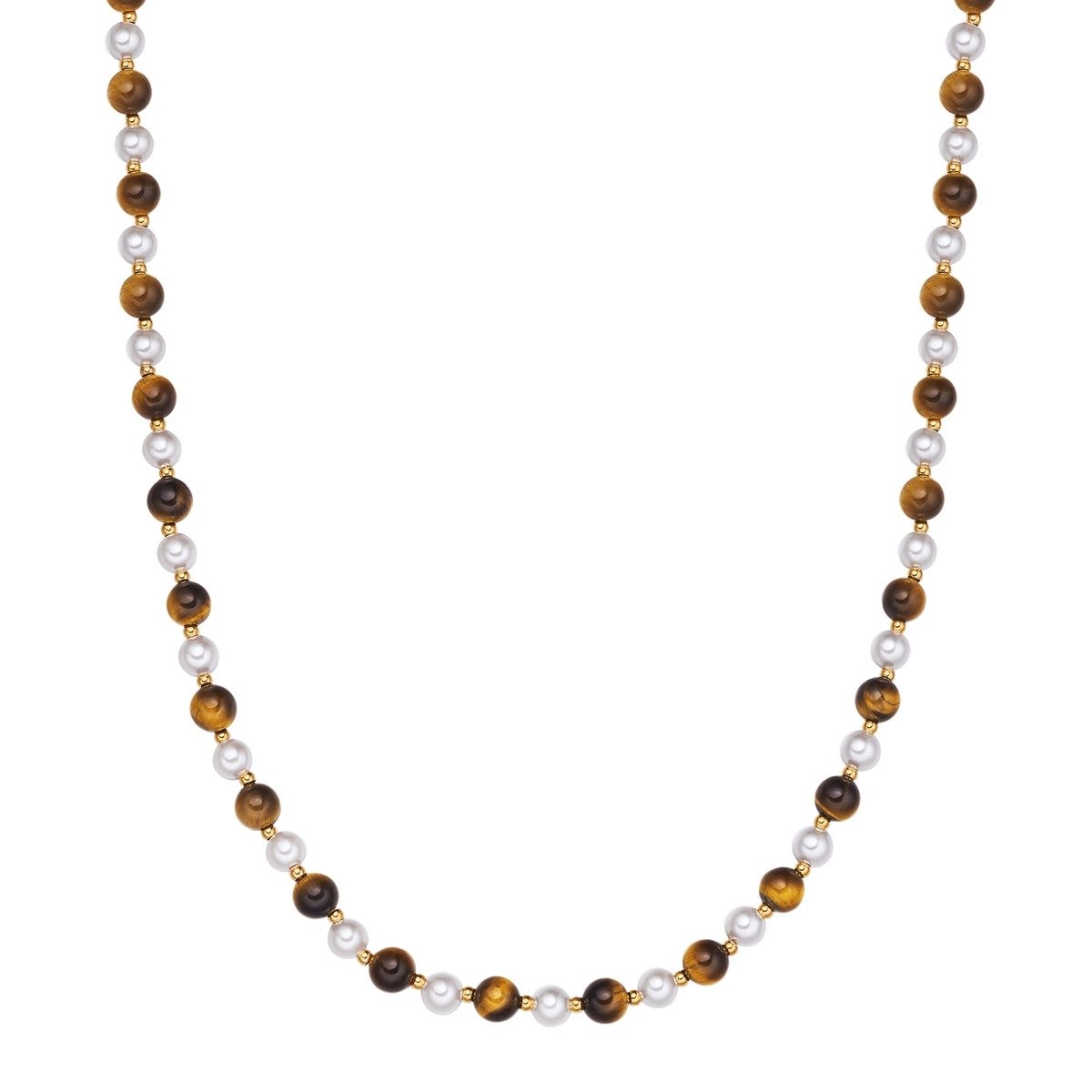 Edelstahlkette gelbgold