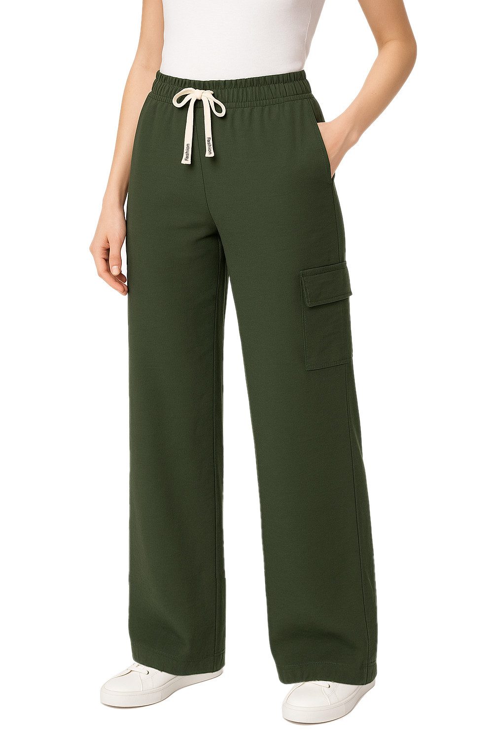 dy_mode Palazzohose Damen Cargo Palazzo Hose günstig online kaufen
