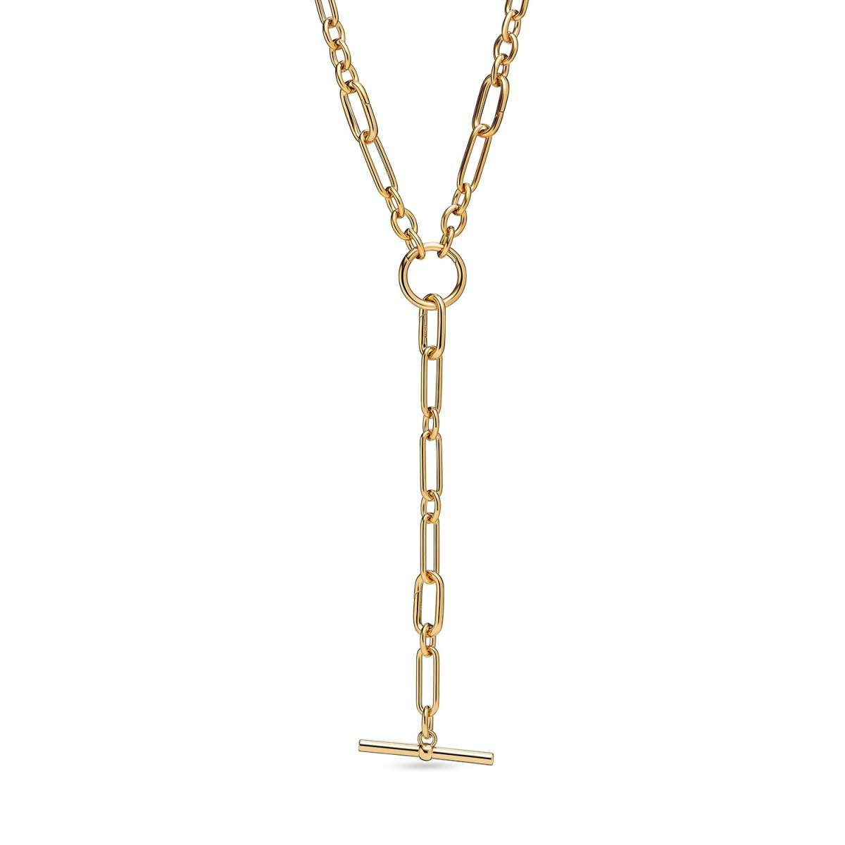 Pandora Y-Kette 364809C00-45, Damenkette Collier Goldfarben