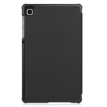 König Design Tablet-Hülle Samsung Galaxy Tab A7 Lite, Tablethülle für Samsung Galaxy Tab A7 Lite Schutztasche Wallet Cover 360 Case Etuis Schwarz