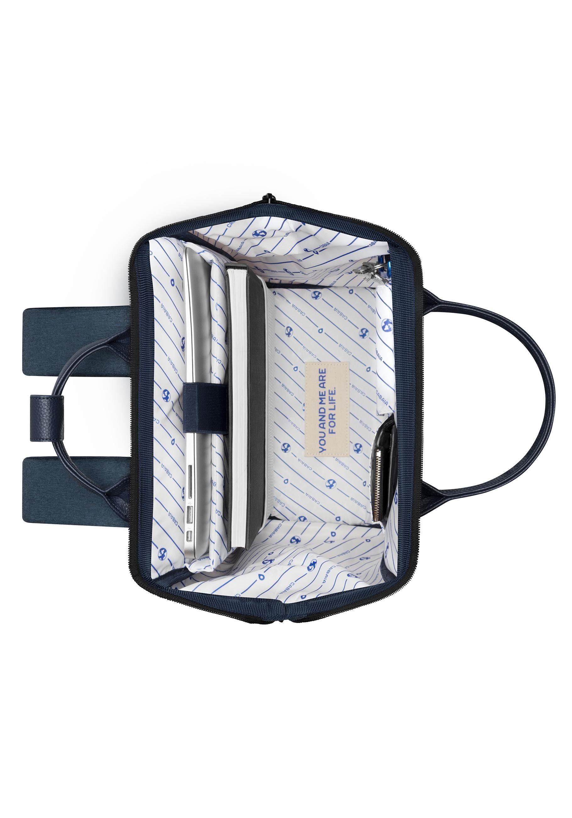 CABAIA Tagesrucksack Adventurer L Recycled (3-tlg), Cityrucksack aus recycelten Materialien