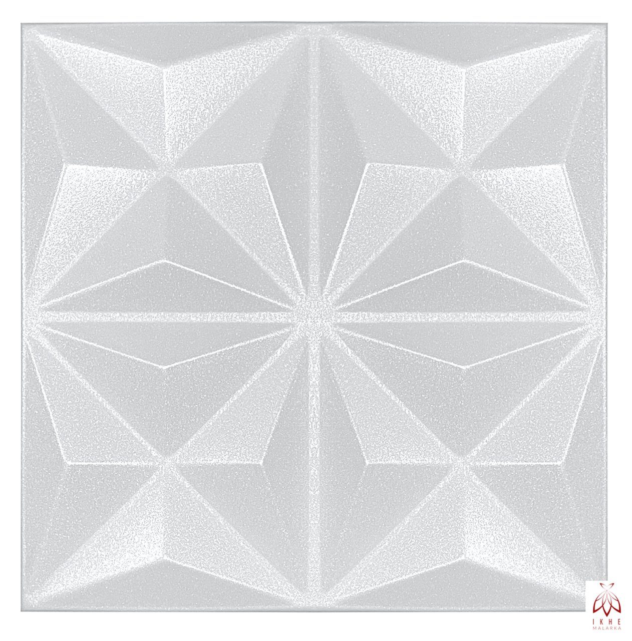IKHEMalarka 3D Wandpaneel Polystyrol 3D Paneele Deckenpaneele 2-18 Quadratmeter, BxL: 50,00x50,00 cm, 0,25 qm, (24-tlg) Dekoren, Decken Wandverkleidung
