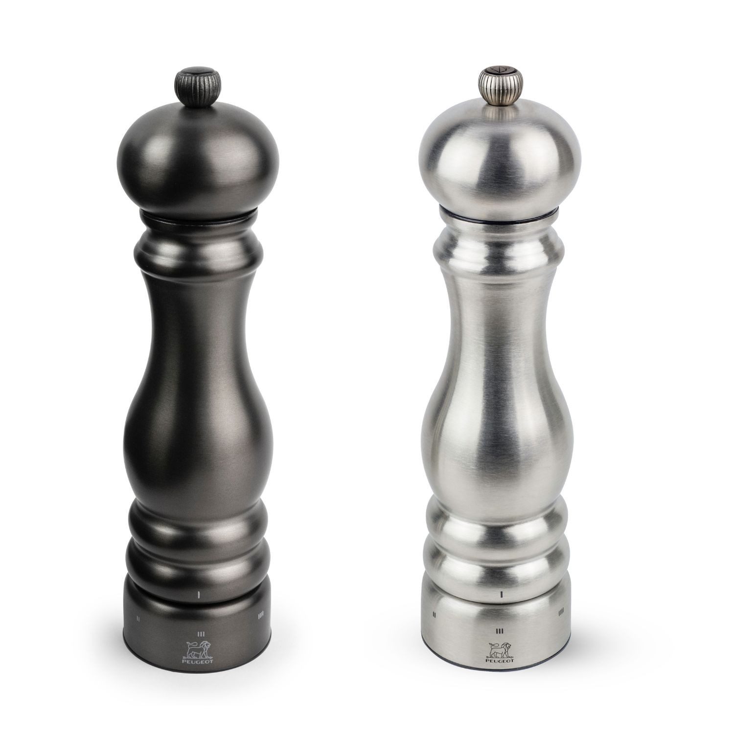 PEUGEOT Salz-/Pfeffermühle 22cm Pfeffermühle Carbon Salzmühle Edelstahl PARIS CHEF Manuell