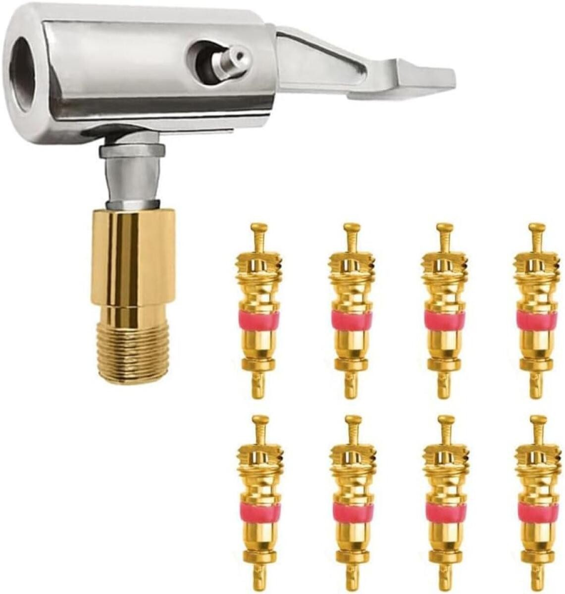 FELIXLEO Fahrradpumpe Autoventil Adapter Luftpumpen Clip Reifenstecker für Auto Reifen (1-tlg)