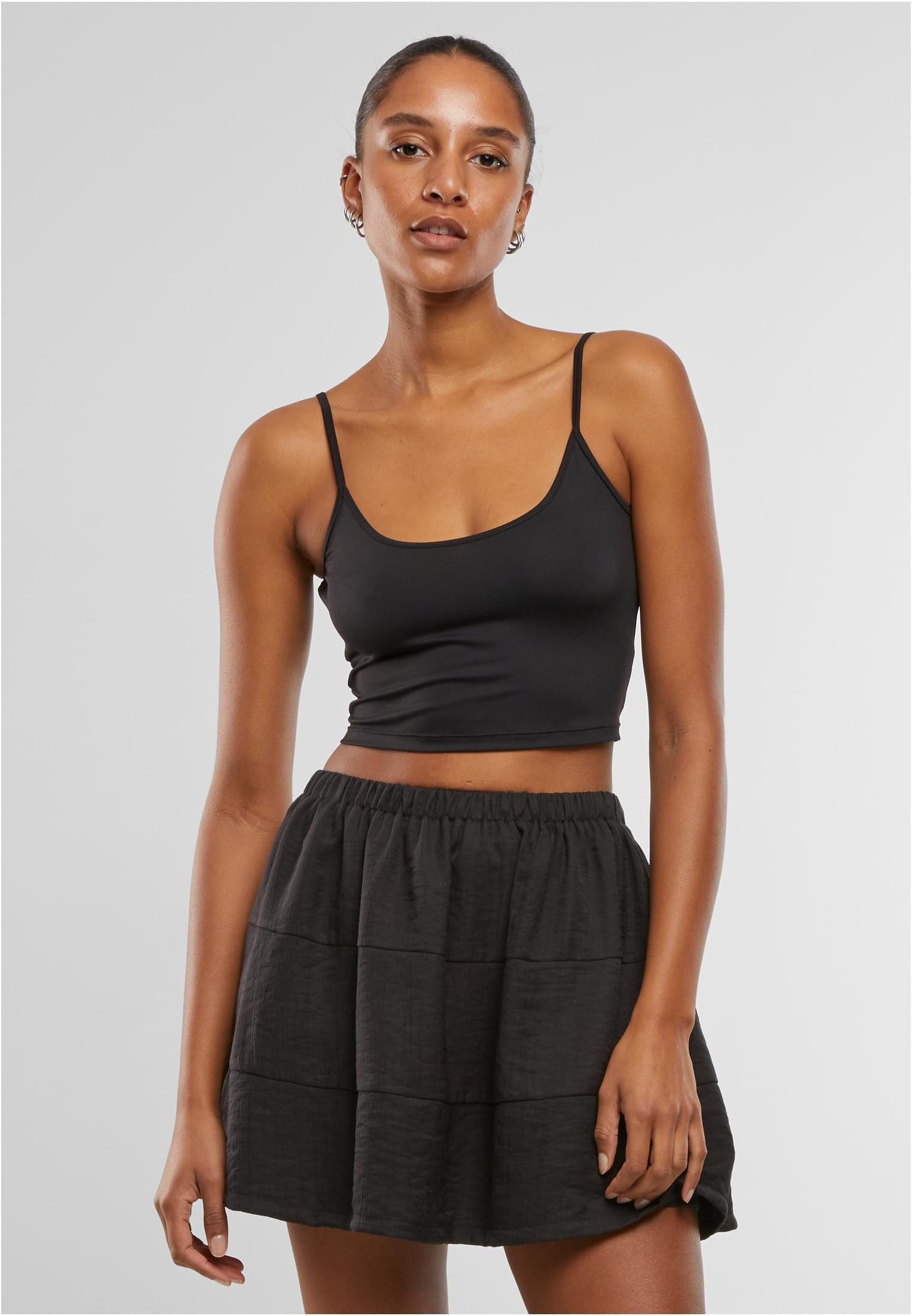 URBAN CLASSICS Tanktop Damen Basic Top Low Back Neckline günstig online kaufen