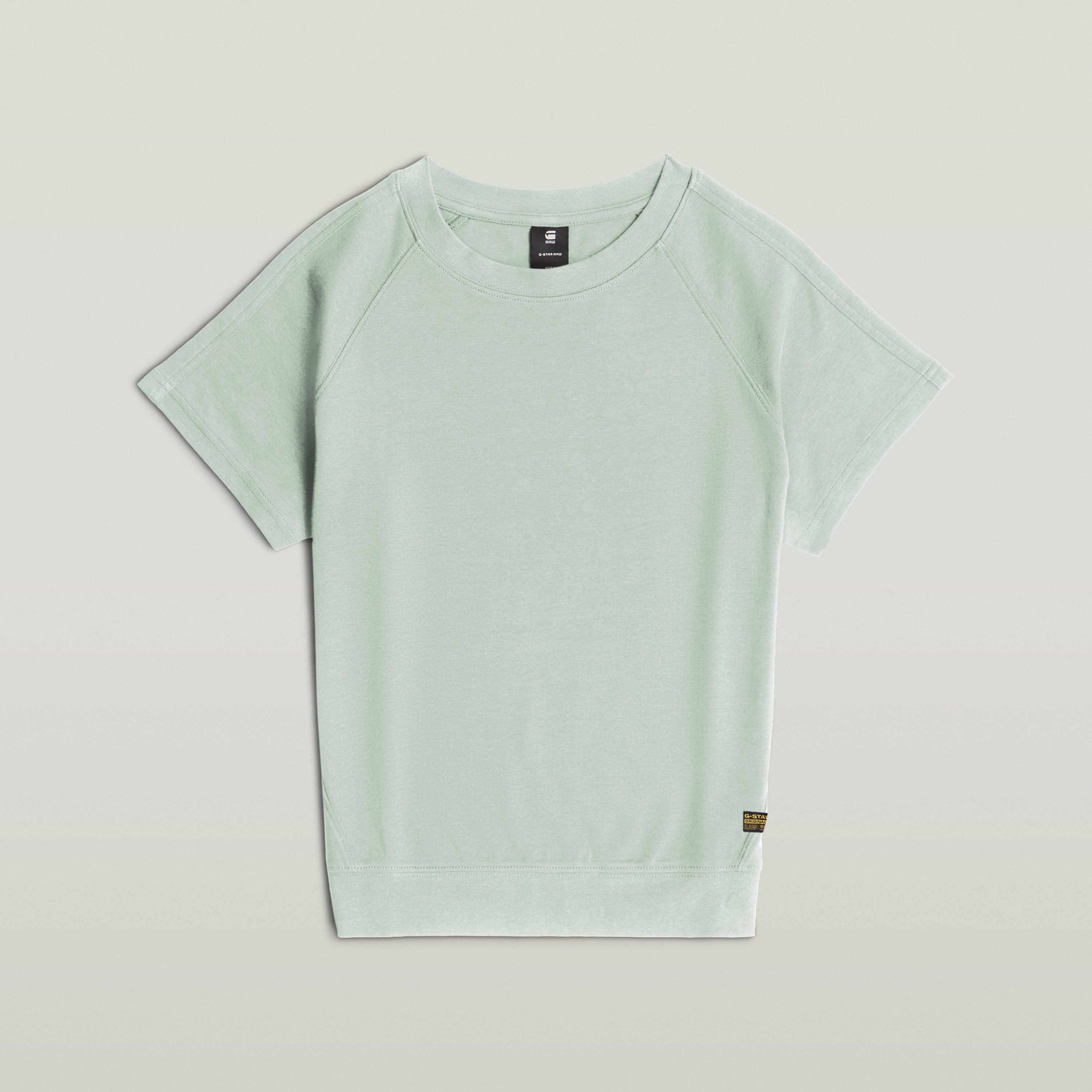 G-STAR T-Shirt Raglan Rundhalsform, mit angesetztem Bündchen – Bild 5 von 5