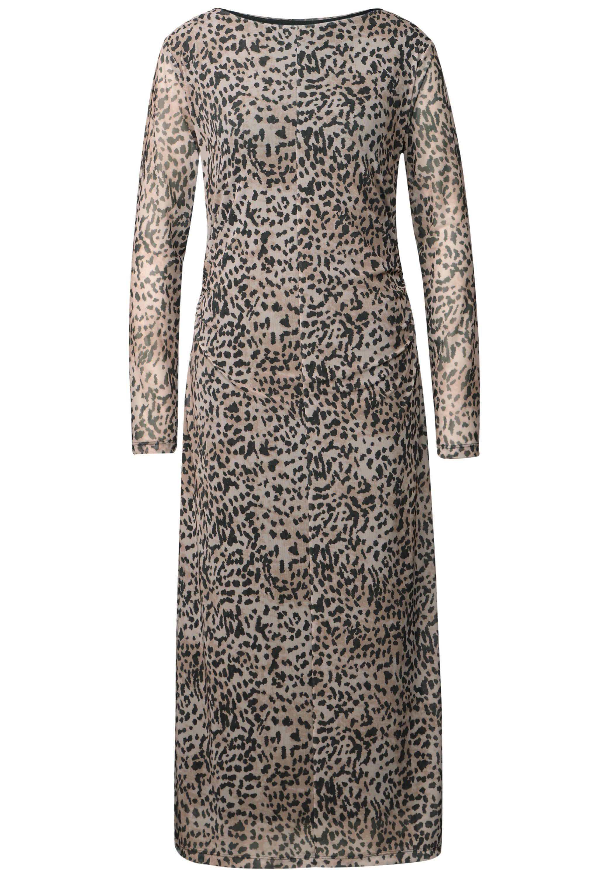 STREET ONE STUDIO Midikleid mit dekorativen Nähten auf der Front