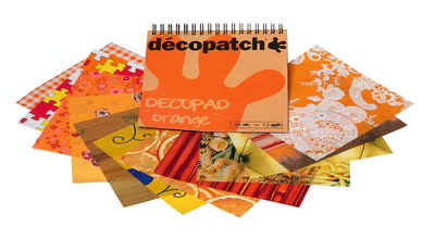 décopatch Motivpapier, Orange, 48 Blatt