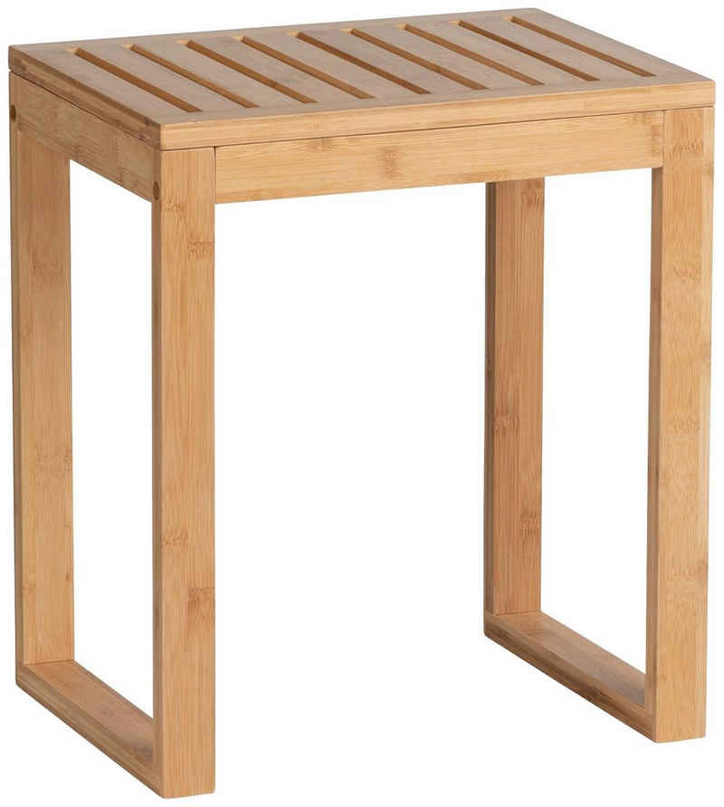 WENKO Hocker Bambusa, BxTxH: 40x46x30 cm