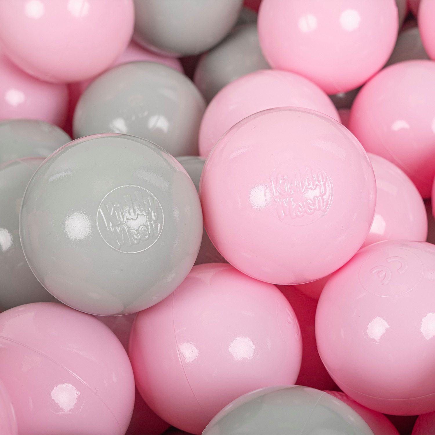 KiddyMoon Bällebad-Bälle ZK7 (Baby Plastikbälle Spielbälle), Made in Europe