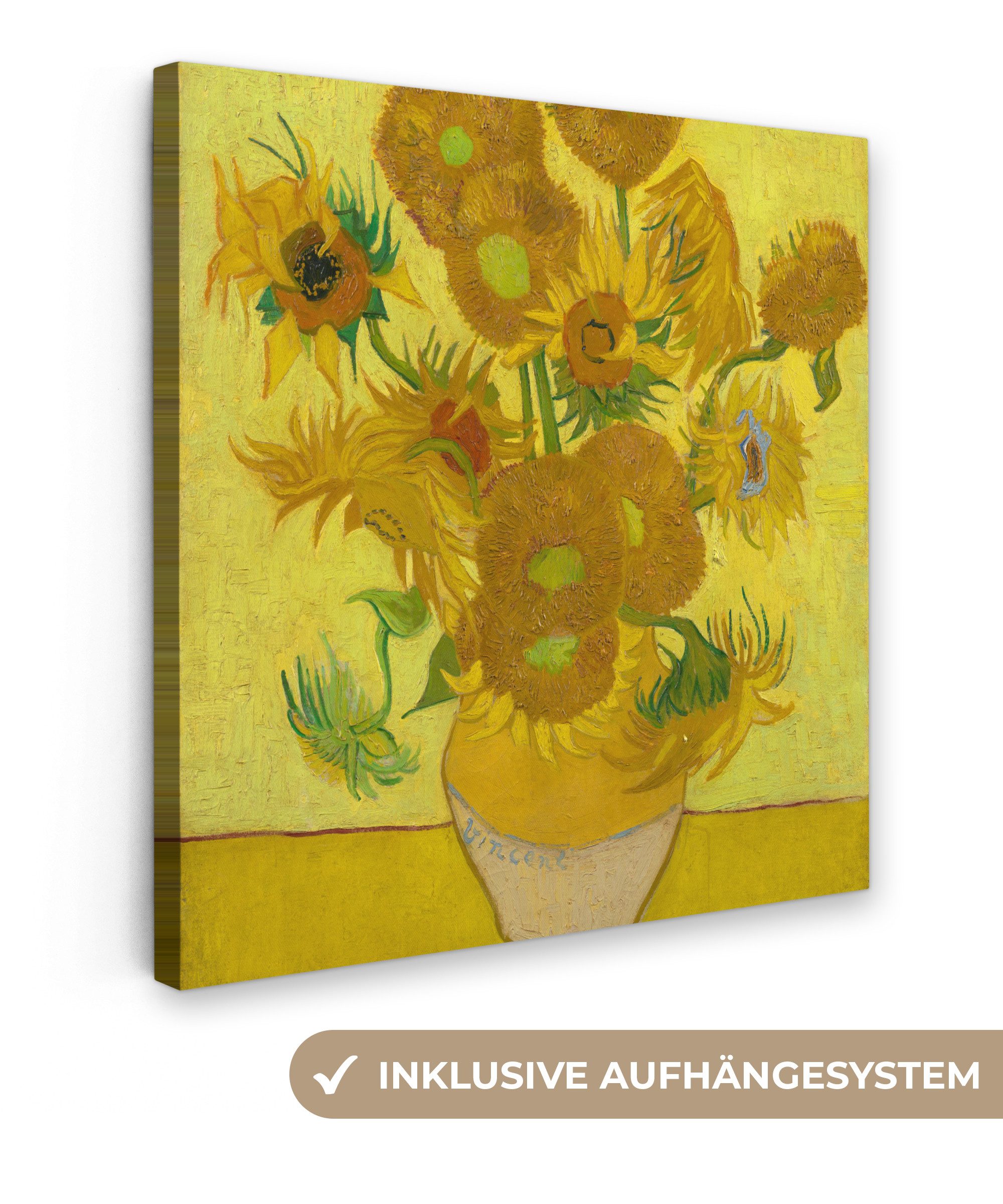 OneMillionCanvasses® Leinwandbild Sonnenblumen - Vincent van günstig online kaufen
