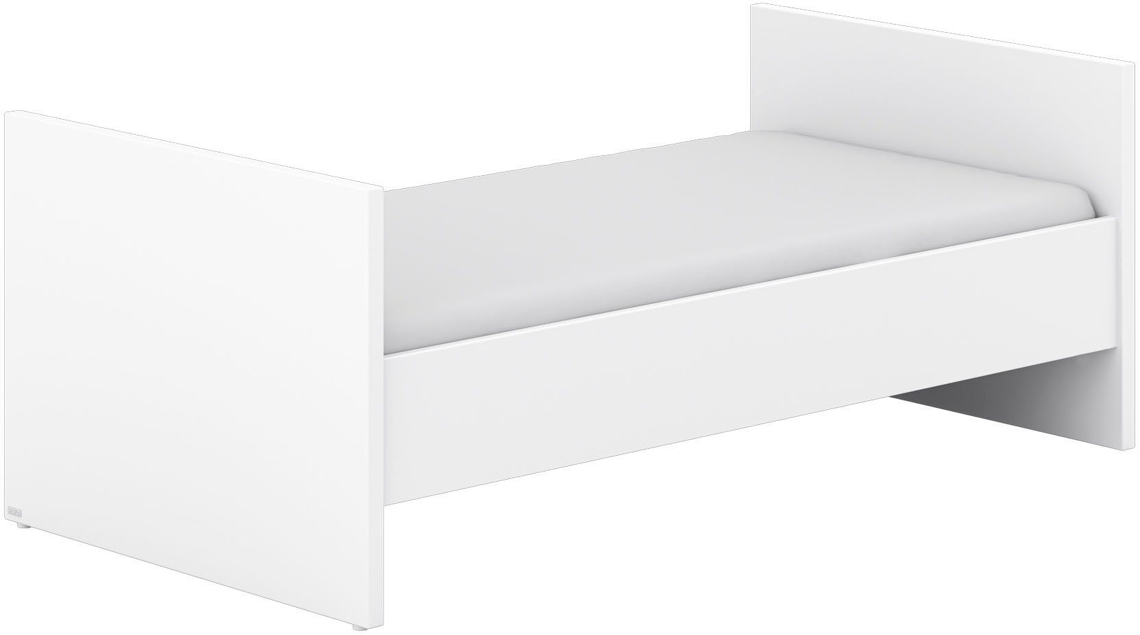 PAIDI Umbauseiten YOLANDA für den Umbau vom Babybett zum Juniorbett, Erweiterungs-Set Kinderbett 70x140cm in Weiß