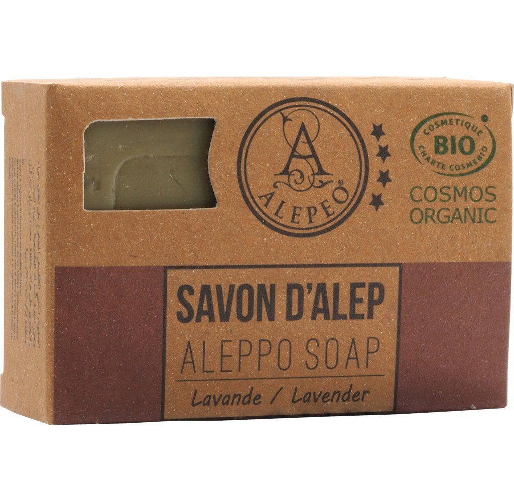 ALEPEO Handseife ALEPEO Aleppo Olivenölseife Lavendelduft g mit 100