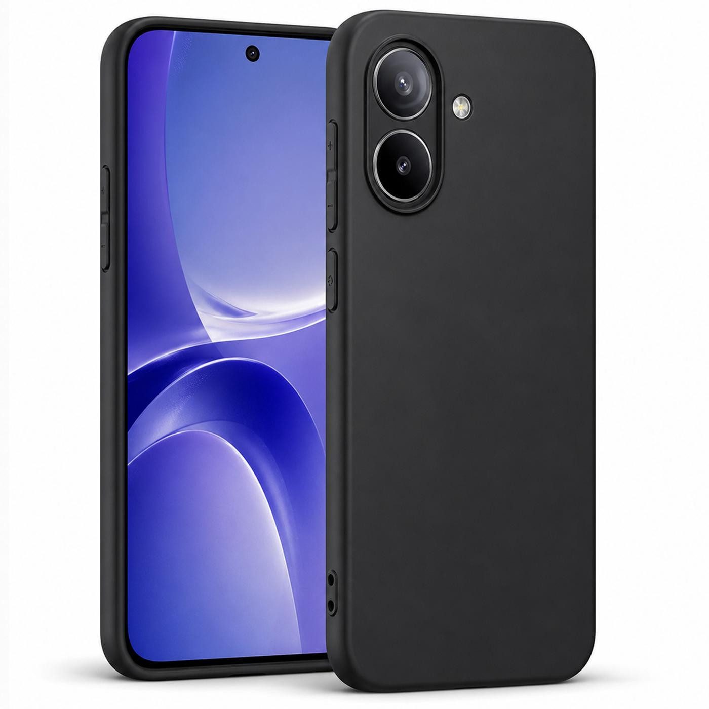CoolGadget Black Series Handy Hülle für Xiaomi Poco X8 Pro 6,59 Zoll, Edle Silikon Schlicht Robust Schutzhülle für Poco X8 Pro Hülle