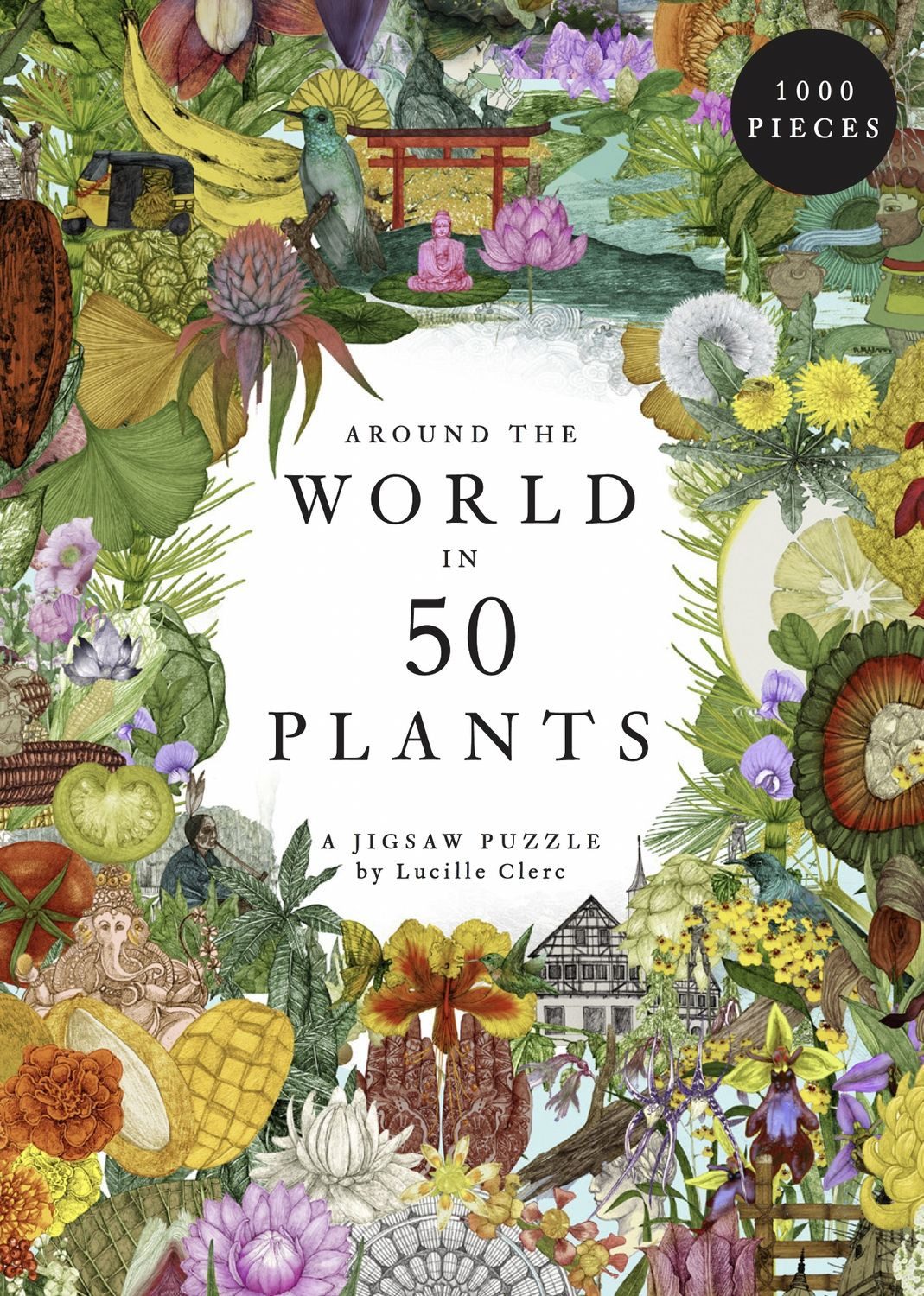 Belletristik Around the World in 50 Plants Jigsaw Puzzle Jonathan Drori
