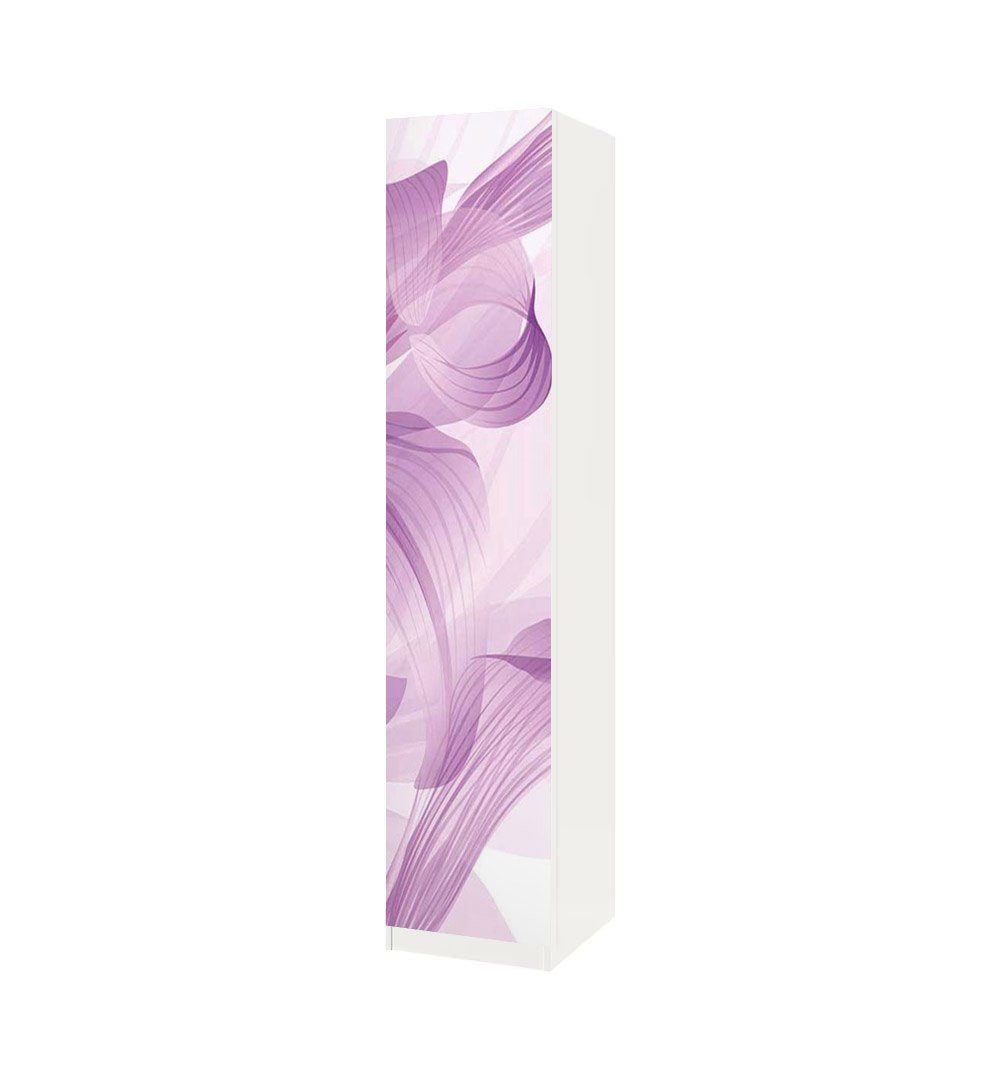 MyMaxxi Möbelfolie Schrankaufkleber Pax offene Blüte in Violett Möbelfolie Folie, (Blume pink violett, 1St.}, Ein Наклейка je Schranktür), Selbstklebend