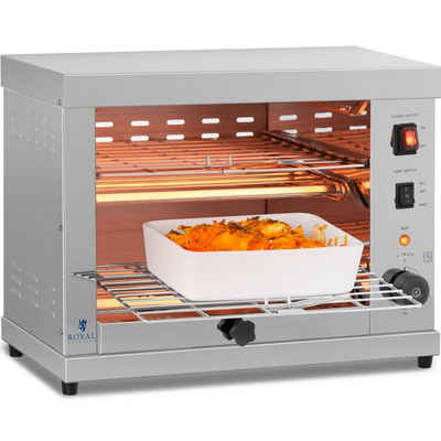Royal Catering Elektrogrill Toaster Überbackgerät Toast Salamander Gastro Mit Timer Ofen, 3250 W