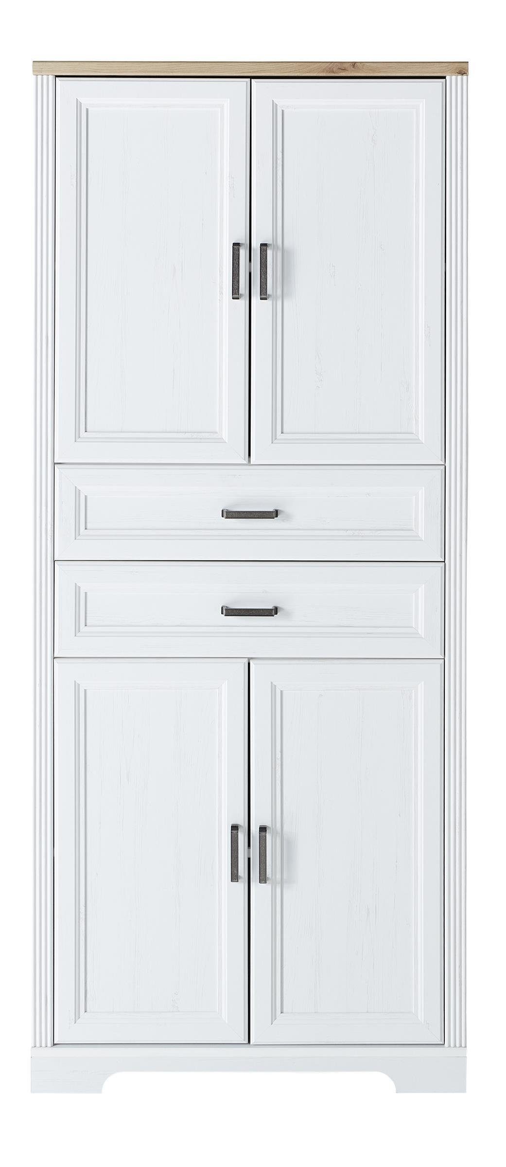 möbelando Büro-Set Jasmin, (10-teilig, 10-tlg), cm