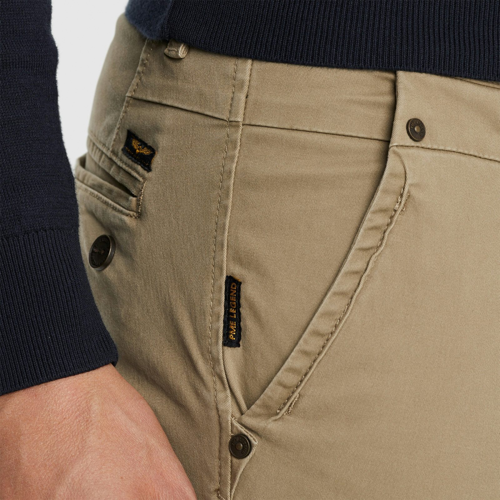 PME LEGEND Chinohose TWIN WASP CHINO LEFT HAND STRETCH TWILL mit Taschen – Bild 5 von 5