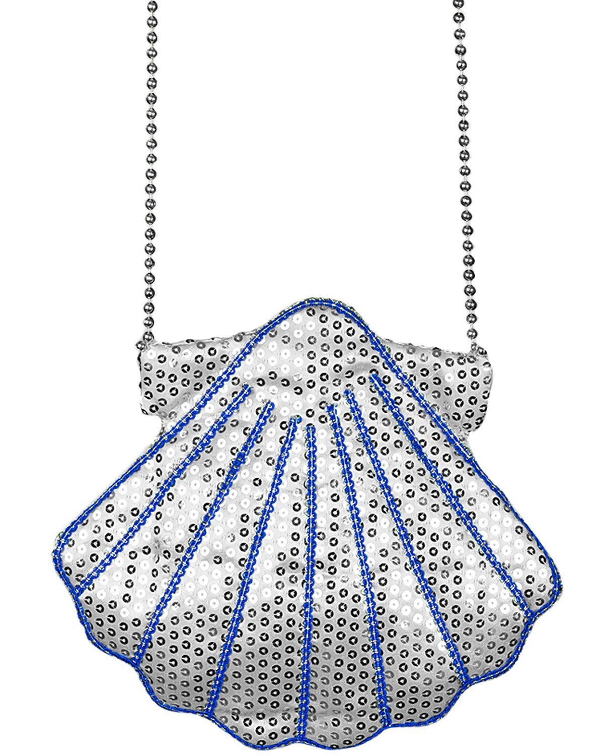 Das Kostümland Kostüm Silberne Muschel Handtasche zur Meerjungfrau 25 x günstig online kaufen